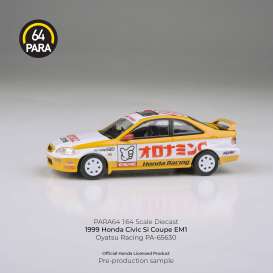 Honda  - Civic 1999 white/orange - 1:64 - Para64 - PA-65630 - pa65630 | Toms Modelautos