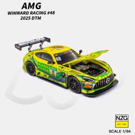 Mercedes Benz  - AMG GT3 EVO 2025 yellow/green - 1:64 - KILOWorks - KLW114600010 - KLW114600010 | Toms Modelautos