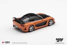 Mazda  - RX-7 2006 orange/black - 1:64 - Mini GT - MGT01251-BL - MGT01251-BL | Toms Modelautos