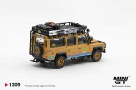 Land Rover  - Defender 110 1998  - 1:64 - Mini GT - MGT01309-BL - MGT01309-BL | Toms Modelautos