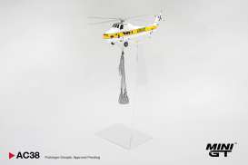 Sikorsky  - S58T 1985 white/yellow - 1:64 - Mini GT - AC38 - MGTAC38 | Toms Modelautos