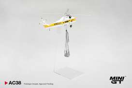 Sikorsky  - S58T 1985 white/yellow - 1:64 - Mini GT - AC38 - MGTAC38 | Toms Modelautos