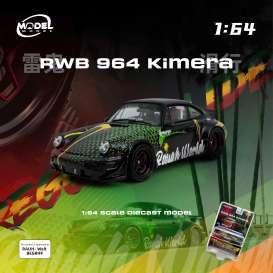 Porsche  - RWB 964 green - 1:64 - ModelModel - MM64-RWB964-006 - MM64-RWB964-006 | Toms Modelautos