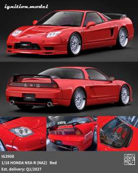Honda  - NSX-R red - 1:18 - Ignition - IG3908 - IG3908 | Toms Modelautos