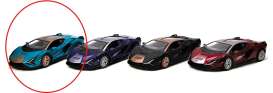 Lamborghini  - Sian FKP 37  blue - 1:40 - Kinsmart - KT5431WF - KT5431WFb | Toms Modelautos