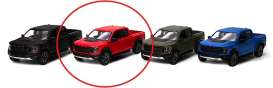 Ford  - F-150 Raptor 2022 matte red - 1:36 - Kinsmart - KT5436WM - KT5436WMr | Toms Modelautos