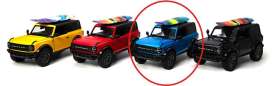 Ford  - Bronco  2022 blue - 1:34 - Kinsmart - KT5438WS - KT5438WSb | Toms Modelautos
