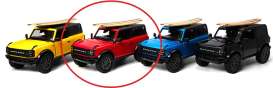 Ford  - Bronco  2022 red - 1:36 - Kinsmart - KT5438WS1 - KT5438WS1r | Toms Modelautos