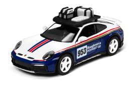 Porsche  - 911 Rallye white - 1:36 - Kinsmart - KT5481WFB - KT5481WFB | Toms Modelautos