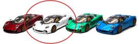 Pagani  - Utopia Coupe  white - 1:36 - Kinsmart - KT5483W - KT5483Ww | Toms Modelautos