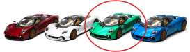Pagani  - Utopia Coupe  green - 1:36 - Kinsmart - KT5483W - KT5483Wgr | Toms Modelautos