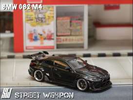 BMW  - M4 G82 black - 1:64 - Street Weapon - STW281 - STW281 | Toms Modelautos