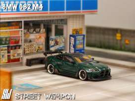 BMW  - M4 G82 green - 1:64 - Street Weapon - STW285 - STW285 | Toms Modelautos