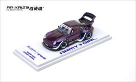 Porsche  - RWB 930 purple - 1:64 - Almost Real - 6K0000201 - ALM6K0000201 | Toms Modelautos
