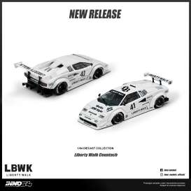 Lamborghini  - Countach white - 1:64 - Inno Models - IN64-LBCOUNTACH-01 - in64-LBCOUNTACH-01 | Toms Modelautos