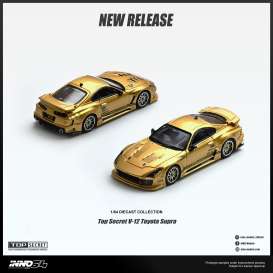 Toyota  - V12 Supra gold - 1:64 - Inno Models - IN64-A80TSV12-01 - in64-A80TSV12-01 | Toms Modelautos