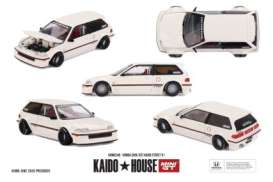 Honda  - Civic (EF) 1987 white - 1:64 - Mini GT - KHMG246 - MGTKHMG246 | Toms Modelautos