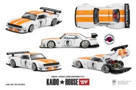 Chevrolet  - Camaro 1979 white/orange - 1:64 - Mini GT - KHMG304 - MGTKHMG304 | Toms Modelautos