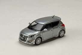 Suzuki  - Swift Sport ZC32S silver - 1:64 - Hobby Japan - HJ642082S - HJ642082S | Toms Modelautos