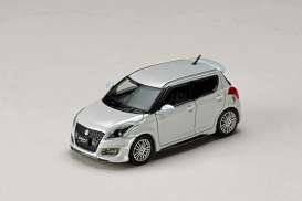 Suzuki  - Swift Sport ZC32S snow white pearl - 1:64 - Hobby Japan - HJ642082W - HJ642082W | Toms Modelautos