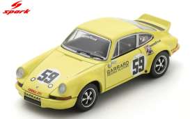 Porsche  - 911 Carrera RSR  1973 yellow - 1:64 - Spark - 64SE73 - spa64SE73 | Toms Modelautos