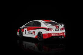 Honda  - Civic Type R 2012 white/red - 1:64 - Motorhelix - M65421 - MH65421 | Toms Modelautos