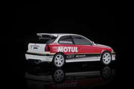 Honda  - Civic Type R white/red - 1:64 - Motorhelix - M65018 - MH65018 | Toms Modelautos