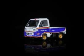 Honda  - ACTY 4WD blue/white - 1:64 - Motorhelix - M65623 - MH65623 | Toms Modelautos
