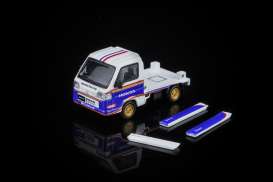 Honda  - ACTY 4WD blue/white - 1:64 - Motorhelix - M65623 - MH65623 | Toms Modelautos