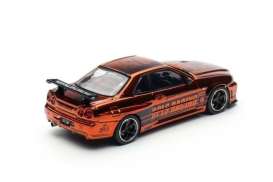 Nissan  - Skyline R34 chrome orange - 1:64 - DPLS - IN64DPLS-R34-10ANY-C - IN64DPLS-R34-10ANY-CHO | Toms Modelautos