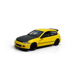 Honda  - Civic EG6 yellow/black - 1:64 - ModelModel - MM64-EG6-001 - MM64-EG6-001 | Toms Modelautos