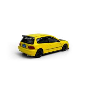Honda  - Civic EG6 yellow/black - 1:64 - ModelModel - MM64-EG6-001 - MM64-EG6-001 | Toms Modelautos
