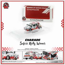 Daihatsu  - Charade  white/red - 1:64 - BM Creations - 64B0446 - BM64B0446 | Toms Modelautos