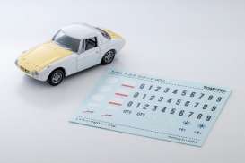 Toyota  - Sports 1965 white/yellow - 1:64 - Tomica Limited Vintage - TMT33760 - TLV-215b | Toms Modelautos