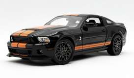 Ford Mustang - Shelby GT500 2013 black/orange - 1:18 - Acme Diecast - SC18013 - acmeSC18013 | Toms Modelautos
