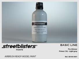 Paint  - Primer Primer gray 1K 100ml  - Streetblisters - SB100-0001 - SB100-0001 | Toms Modelautos