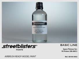 Paint  - Thinner for primer gray 1K 100  - Streetblisters - SB100-0002 - SB100-0002 | Toms Modelautos