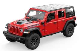 Jeep  - Wrangler Rubicon 4xe red - 1:32 - Rastar - 64620red - rastar64620r | Toms Modelautos