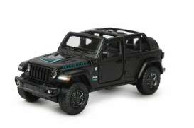 Jeep  - Wrangler Rubicon 4xe black - 1:32 - Rastar - 64620bk - rastar64620bk | Toms Modelautos