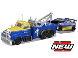 Mack  - B-61 blue/yellow - 1:64 - Maisto - 15055-01 - mai15055-01 | Toms Modelautos