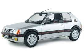 Peugeot  - 205 GTI 1.6 1989 grey - 1:18 - Solido - SO1801718 - soli1801718 | Toms Modelautos