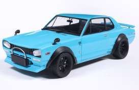 Nissan  - Skyline 2000 GT-R 1970 blue - 1:18 - Solido - SO1813005 - soli1813005 | Toms Modelautos