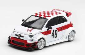 Fiat  - 595 2026 white/red - 1:64 - Mini GT - MGT01325-BL - MGT01325-BL | Toms Modelautos