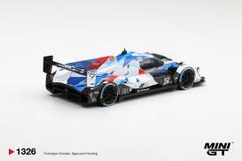 BMW  - M Hybrid V8 2024 white/blue/red - 1:64 - Mini GT - MGT01326-L - MGT01326-L | Toms Modelautos