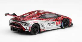Lamborghini  - Huracan 2025 red/silver - 1:64 - Mini GT - MGT01327-L - MGT01327-L | Toms Modelautos