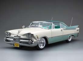 Dodge  - Custom Royal Lancer 1959 jade metallic/pearl - 1:18 - SunStar - 5493 - sun5493 | Toms Modelautos