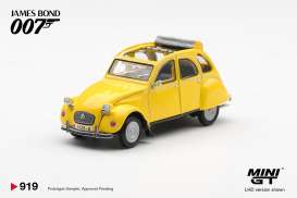 Citroen  - 2CV 1981 yellow - 1:64 - Mini GT - MGT00919-007E - MGT00919-007E | Toms Modelautos