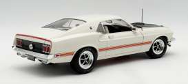 Ford  - Mustang 428 Cobra Jet 1969 white - 1:18 - Acme Diecast - 1801896 - acme1801896 | Toms Modelautos
