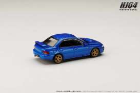Subaru  - Impreza WRX Type RA 1998 blue - 1:64 - Hobby Japan - HJ644013BBL - HJ644013BBL | Toms Modelautos