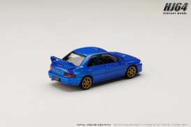Subaru  - Impreza WRX Type RA 1999 blue - 1:64 - Hobby Japan - HJ646013BBL - HJ646013BBL | Toms Modelautos